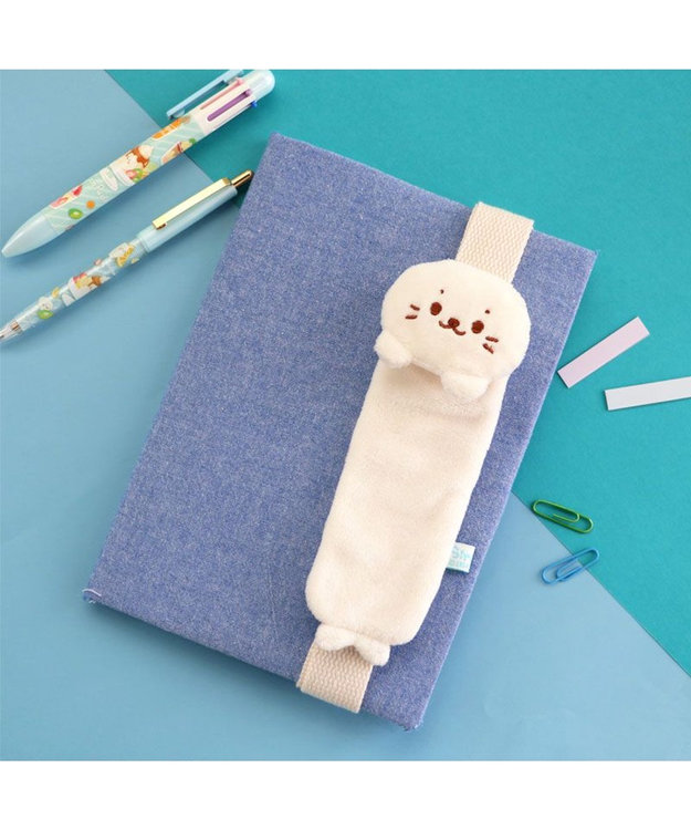 Mother garden しろたん バンド付き ペンポーチ 白～オフホワイト