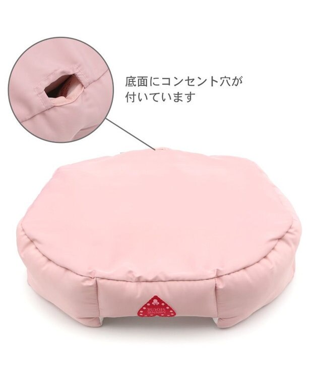PET PARADISE ディズニー ミニーマウス クールカドラー 《ハート柄》 Ｍ ホワイト×ピンク