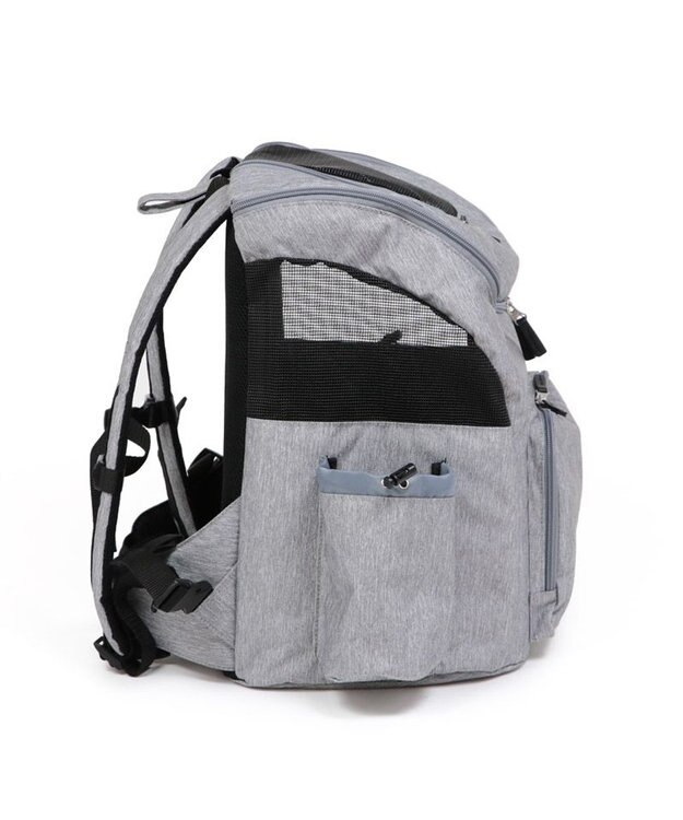 PET PARADISE J.PRESS マルチリュック グレー （M ）L ハグ＆キャリー 小型犬 グレー