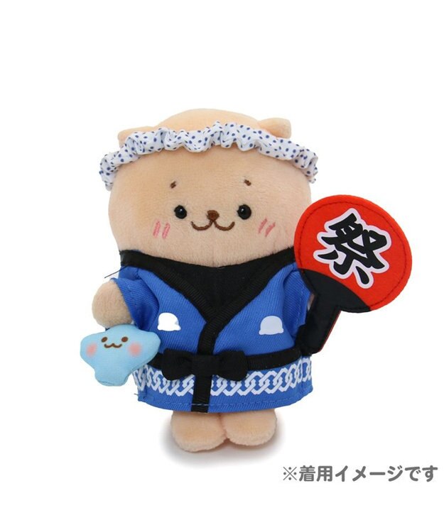 Mother garden しろたん ついたん ぬいぐるみ 服 法被 セット【単品】 和太鼓法被