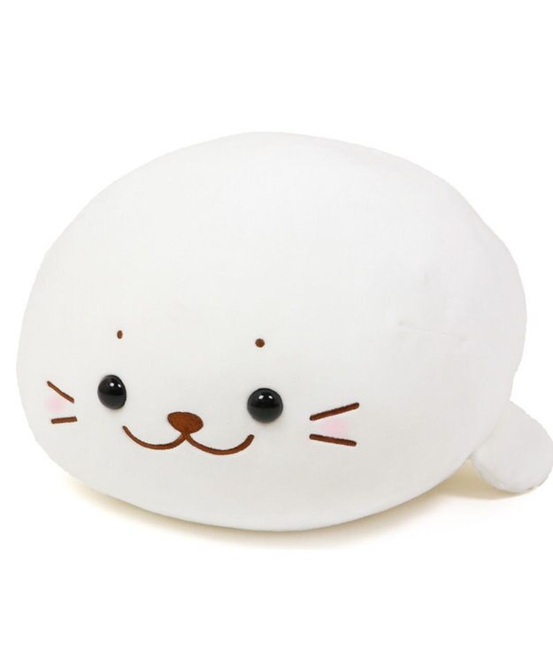 Mother garden しろたん ふわもち抱き枕 ぬいぐるみ 小 55cm マシュマロみるく