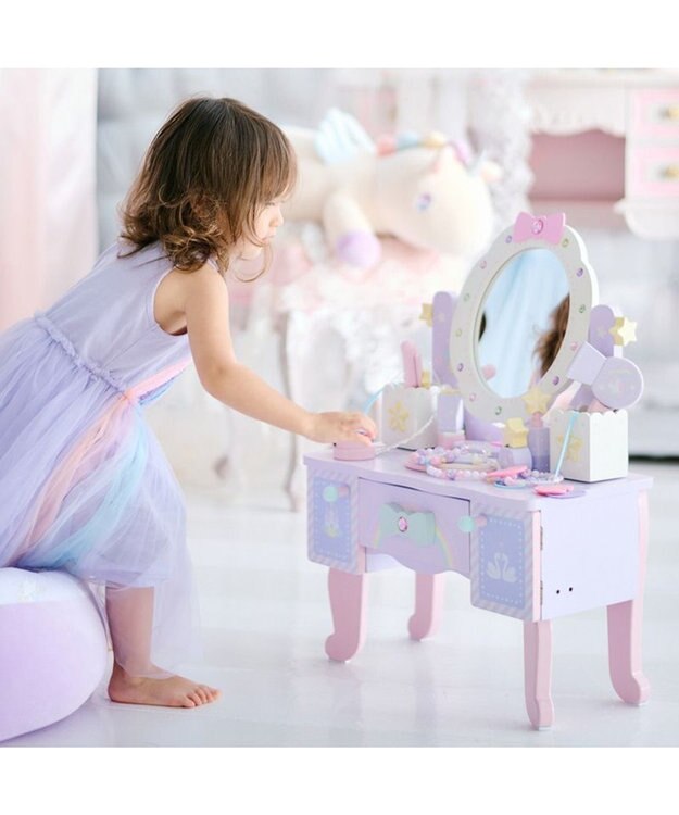 Mother garden ユニコーンドリーミートイ 　 ティアラドレッサー  小物BOX取外し可能 ドリームユニコーン