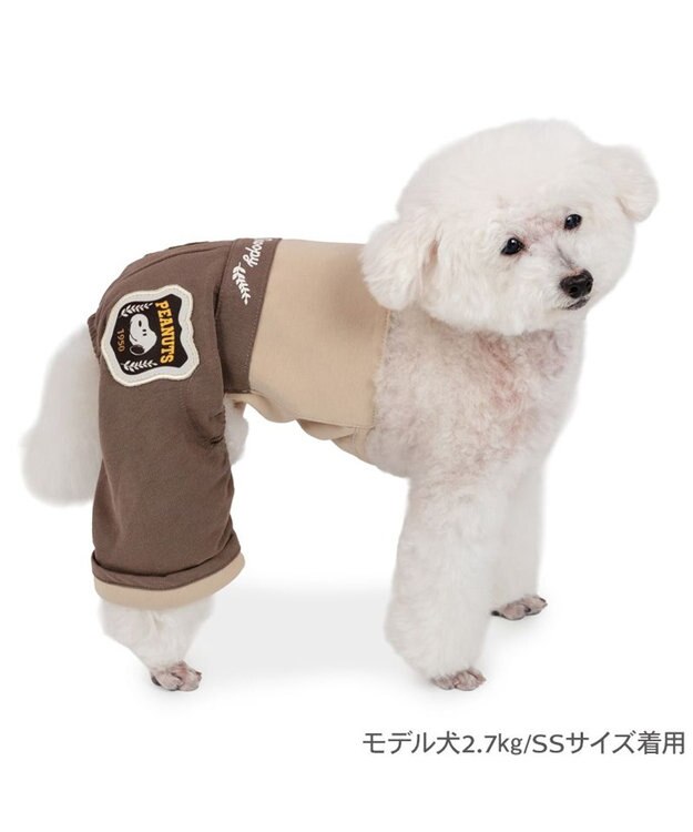 PET PARADISE スヌーピー カレッジ マナーパンツ 小型犬 ブラウン