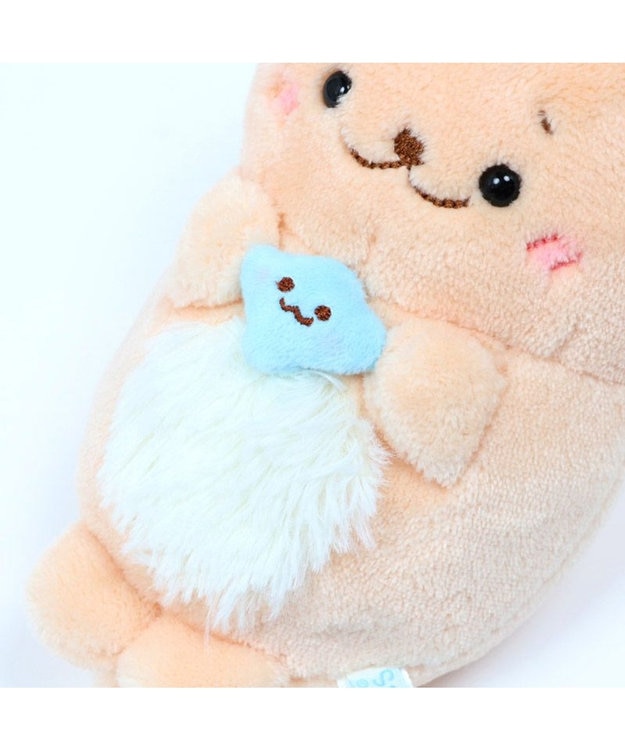 Mother garden しろたん らっこいぬ ごろりん マスコット 19cm らっこいぬ