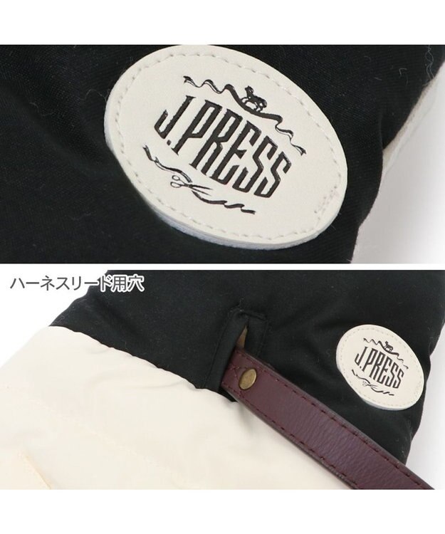 PET PARADISE J.PRESS バイカラーベスト 《ホワイト》 中型犬 ホワイト