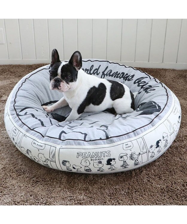 PET PARADISE スヌーピー クッション （90cm） 《ハッピーダンス柄》 ハッピーダンス柄