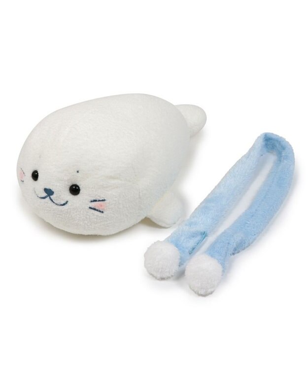 しろたん マフラー付 ふわ雪 抱き枕 55cm / Mother garden