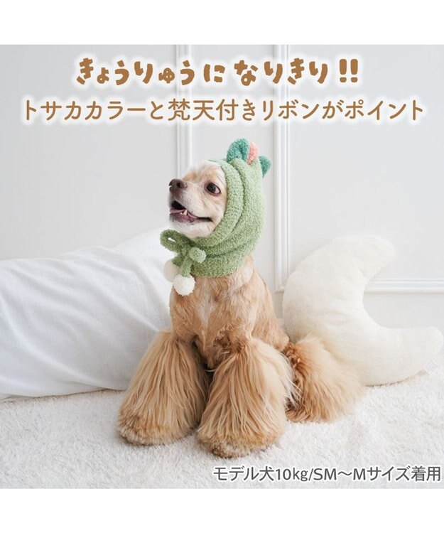 PET PARADISE ペットパラダイス なりきり 恐竜帽子 ＳＭ～Ｍ/Ｌ グリーン