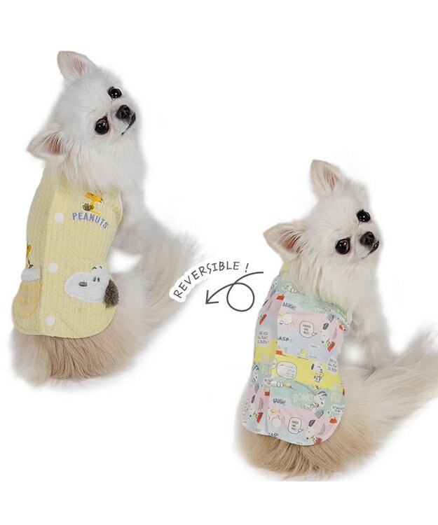 ペットパラダイス　スヌーピー&ウッドストック犬用フリースウェア2着セット スヌーピー ウッドストック はじめて ベスト 小型犬 / PET
