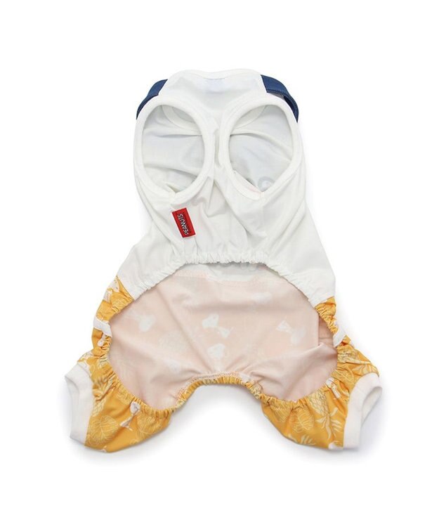 PET PARADISE スヌーピー エコメイド 天竺 パンツつなぎ  《 ビーチ柄 》 小型犬  ビーチ柄