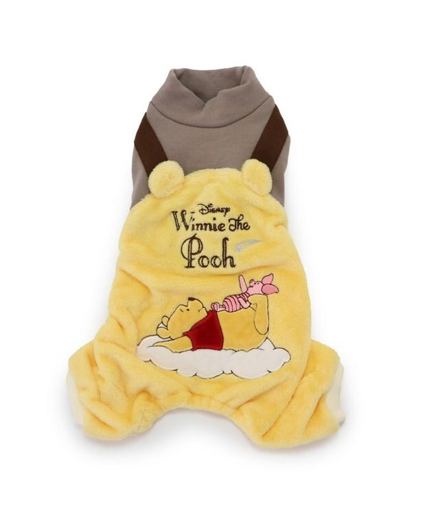 PET PARADISE ディズニー くまのプーさん ドリーム ロンパース 小型犬 黄