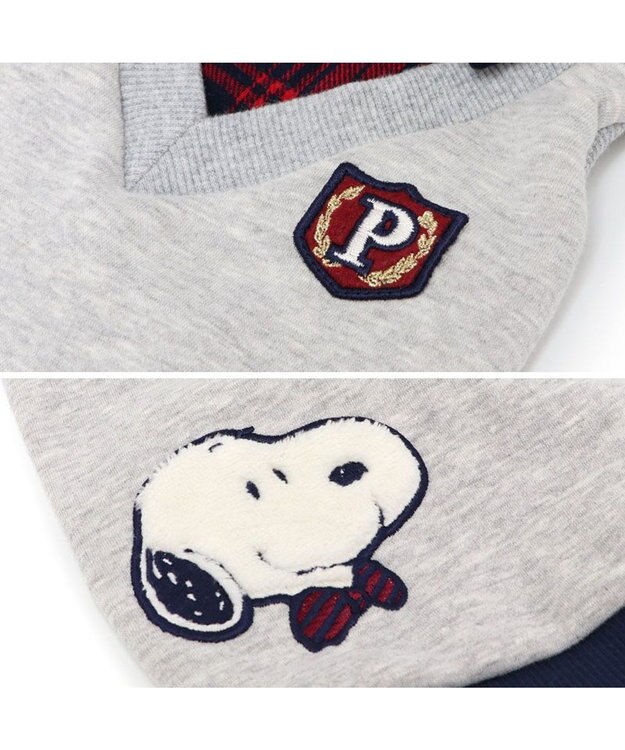 PET PARADISE スヌーピー おりこうトレーナー  グレー 中型犬 大型犬 グレー