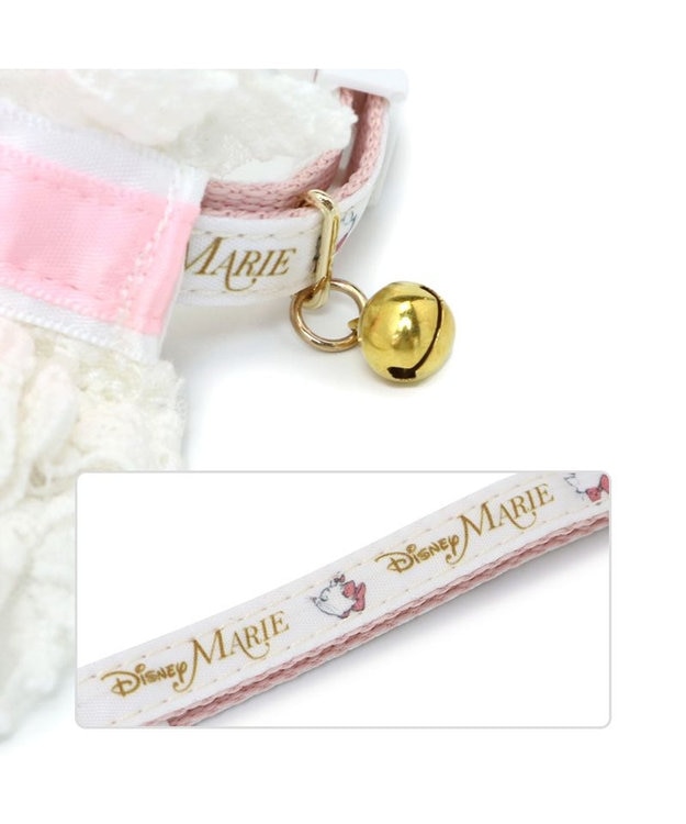 PET PARADISE ディズニー マリー 猫首輪  段リボン 小/中 リボンフリル