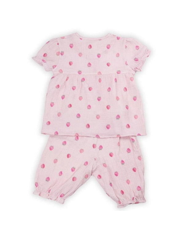 Mother garden マザーガーデン 野いちご ガーゼ パジャマ　110cm /120cm /130cm 野いちご