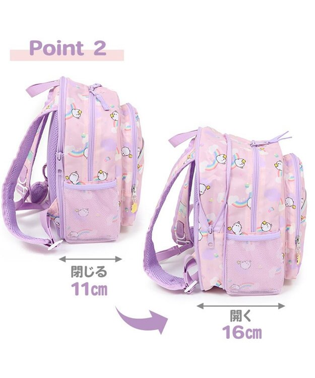 Mother garden MOLANG モラン 虹柄 リュック 【Ｍサイズ 】 0