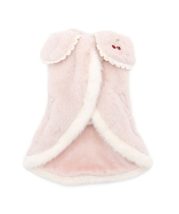 PET PARADISE ペットパラダイス チェリー ポンチョ 《ピンク》 小型犬 ピンク