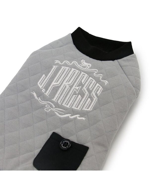 PET PARADISE J.PRESS キルトプルオーバー 【小型犬】 グレー