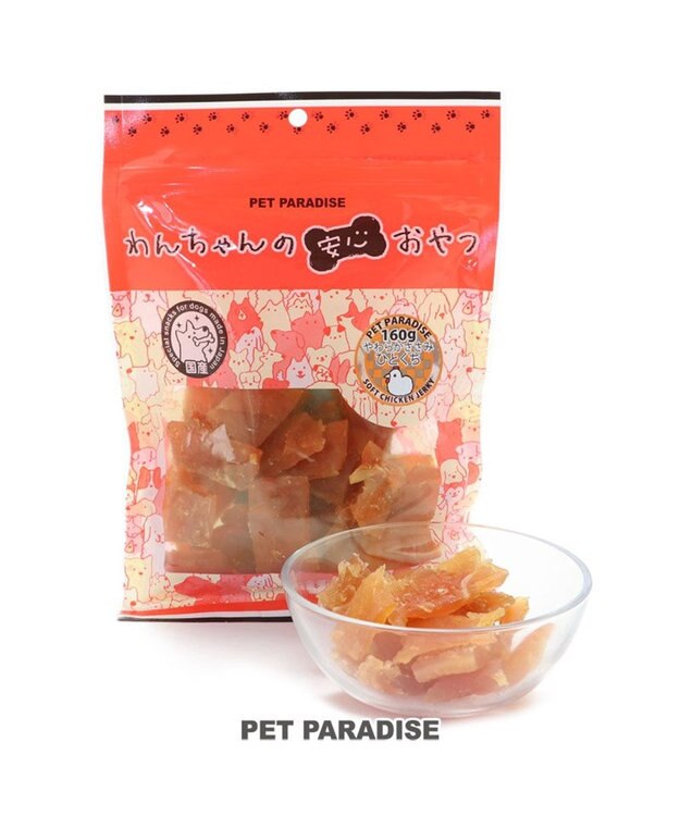 PET PARADISE やわらか ささみ ひと口 大袋 160g 国産 -