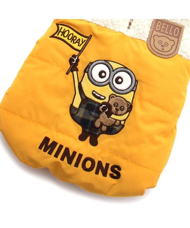 PET PARADISE ミニオン ボブ 遠赤外線 綿入ベスト 中型犬 黄