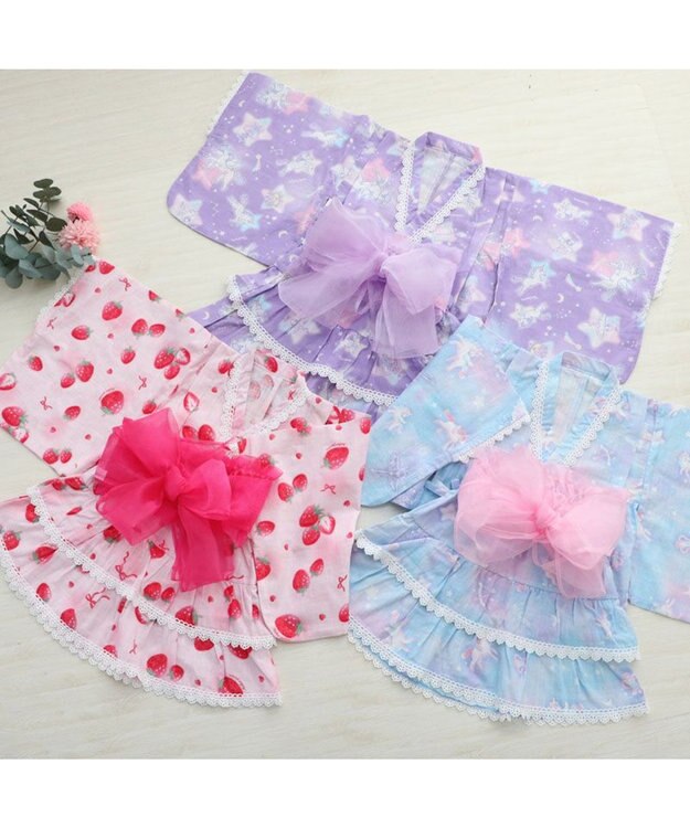 Mother garden マザーガーデン キッズ ドレス セパレート 浴衣 《ユニコーン 星空柄》 95~100cm ユニコーン星空柄