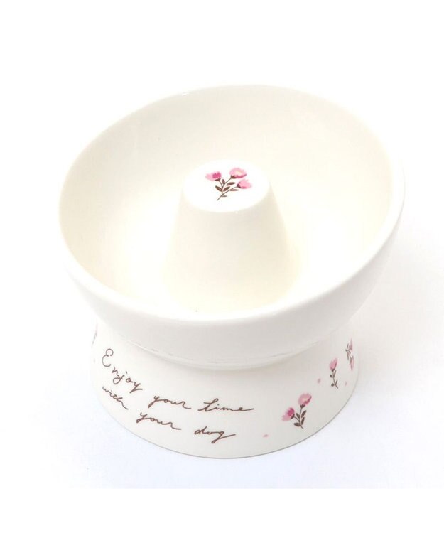 PET PARADISE ペットパラダイス 早食い防止 高さのある フードボウル 《お花 》 お花