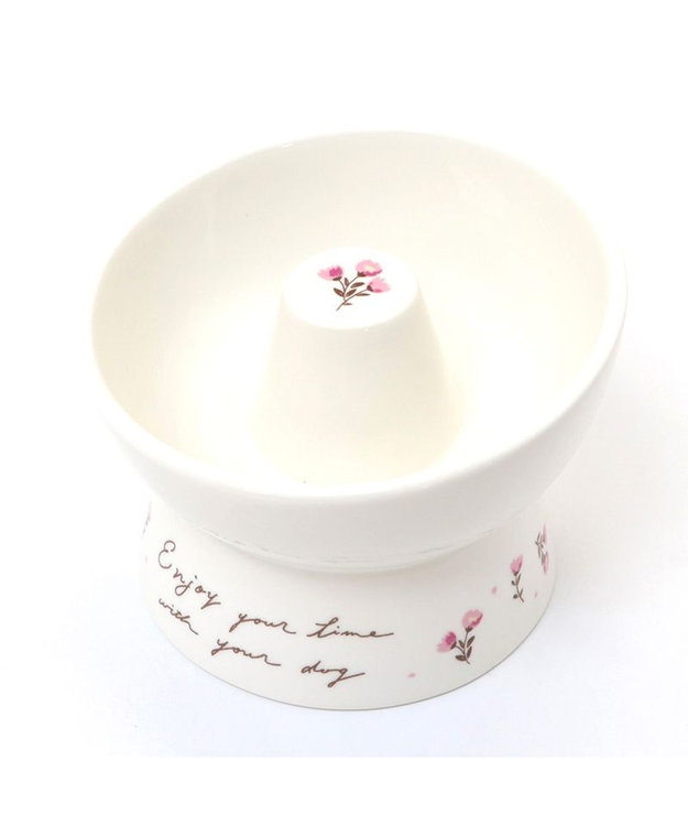 PET PARADISE ペットパラダイス 早食い防止 高さのある フードボウル 《お花 》 お花