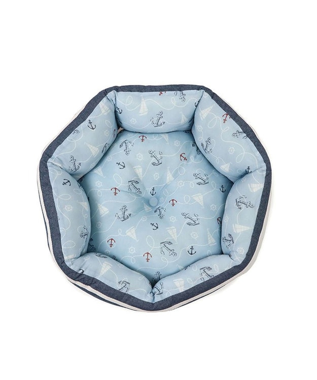 PET PARADISE ペットパラダイス クールカドラー 丸型《マリン柄》 超小型犬 マリン柄