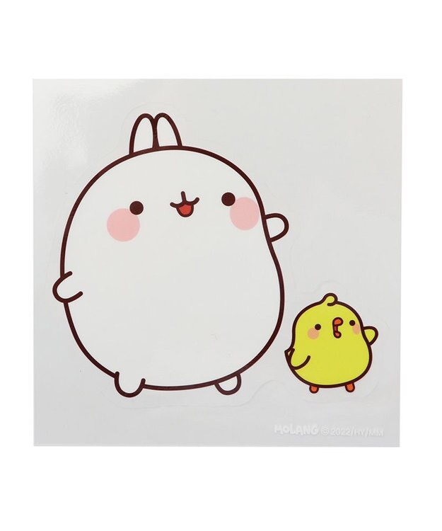 Mother garden マザーガーデン MOLANG モラン 防水・UV加工 どこでもステッカー 《4種 ネットショップセット 》 -