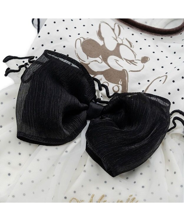 PET PARADISE ディズニー ミニーマウス クール ワンピース 《ドット柄》 小型犬 ホワイト