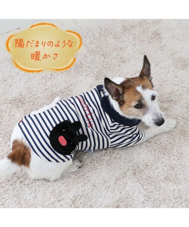 PET PARADISE リサとガスパール ペティヒートDAN Tシャツ 《ボーダー 縞柄》小型犬 ボーダー 縞柄
