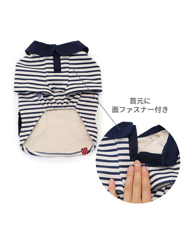 PET PARADISE リサとガスパール ペティヒートDAN Tシャツ 《ボーダー 縞柄》小型犬 ボーダー 縞柄