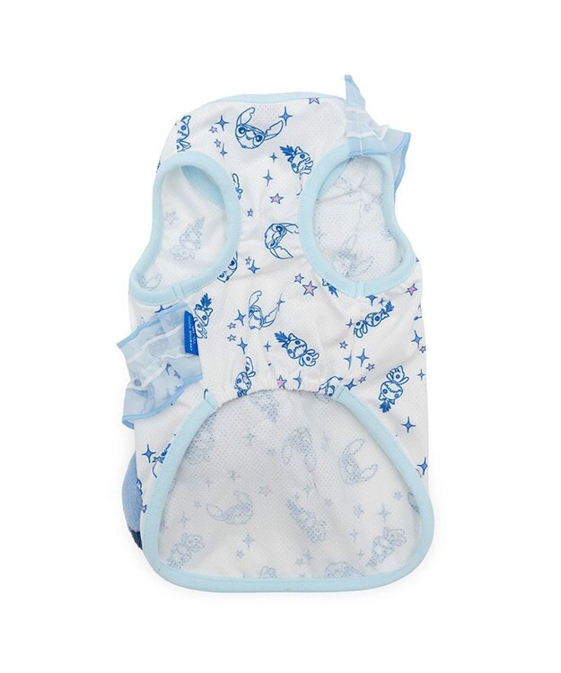 PET PARADISE ディズニー スティッチ ポシェット風 クール タンクトップ《たれ耳》 小型犬 ブルー