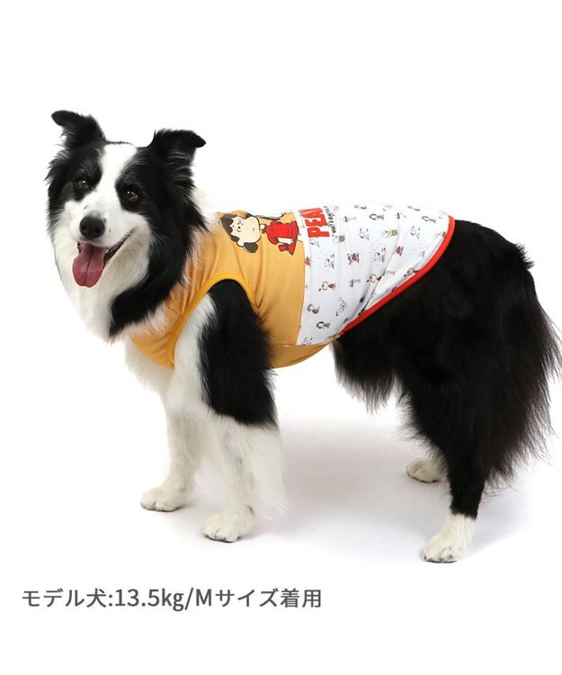 PET PARADISE スヌーピー ペティヒート タンクトップ 《トリオ柄》 中型犬 大型犬 オレンジ