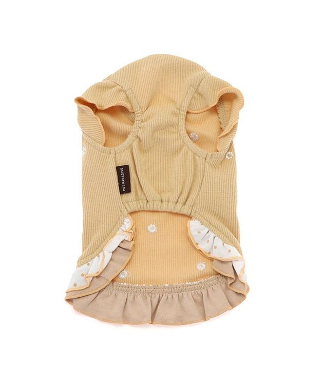 PET PARADISE ペットパラダイス ペティヒートプレミアム  Tシャツ《花刺繍柄》 小型犬 花刺繍柄