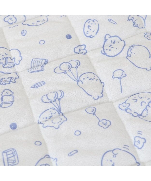 Mother garden しろたん 敷きパッド 100×200cm 《のんびりライフ柄》 シングルシーツ パイル生地 0