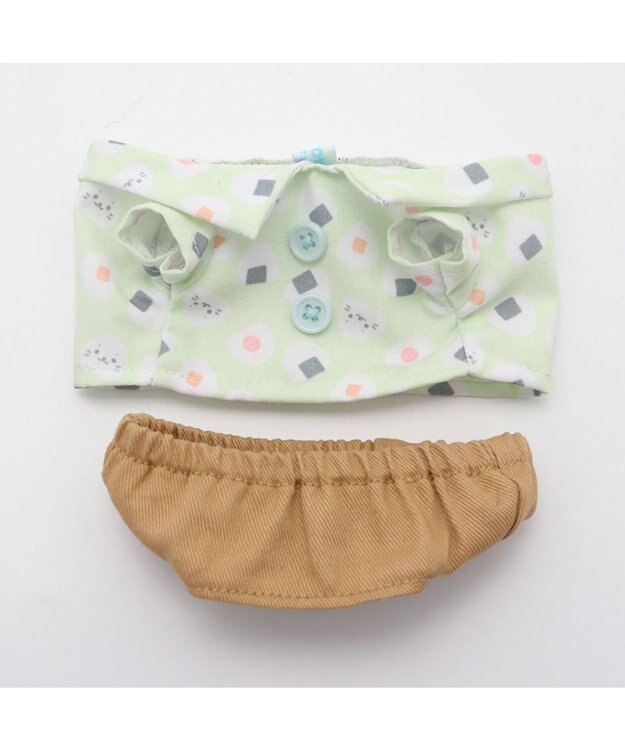 Mother garden しろたん ついてきちゃうしろたん マスコット 着せ替え服  《おにぎりシャツ》 -