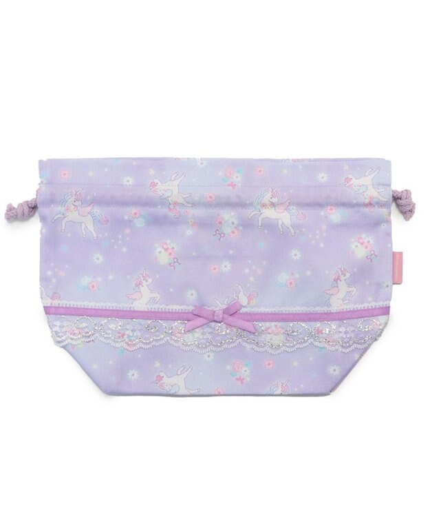 Mother garden マザーガーデン ユニコーン ランチ巾着 《フラワー柄》 フラワー柄