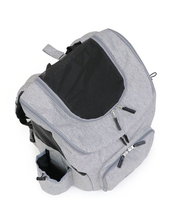 PET PARADISE J.PRESS マルチリュック グレー （M ）L ハグ＆キャリー 小型犬 グレー