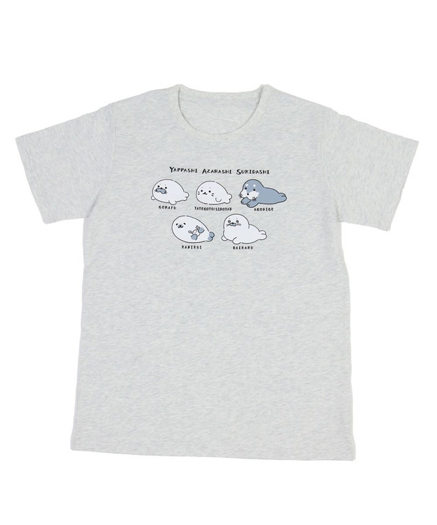 Mother garden しろたん半袖 Tシャツ 《アザラシ好きだし》 ユニセックス アザラシ好きだし