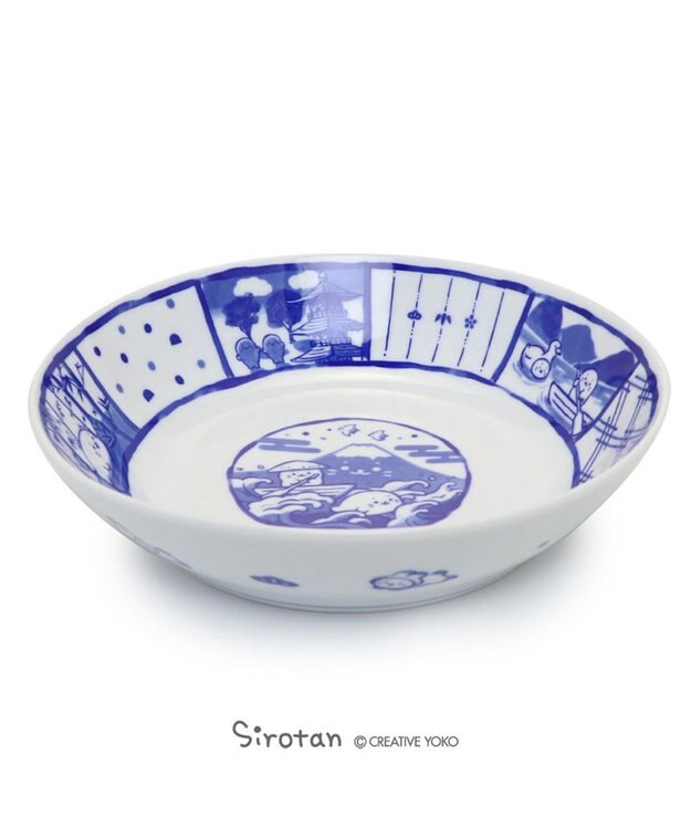 Mother garden しろたん 和食器 旅柄 和大皿 和大皿