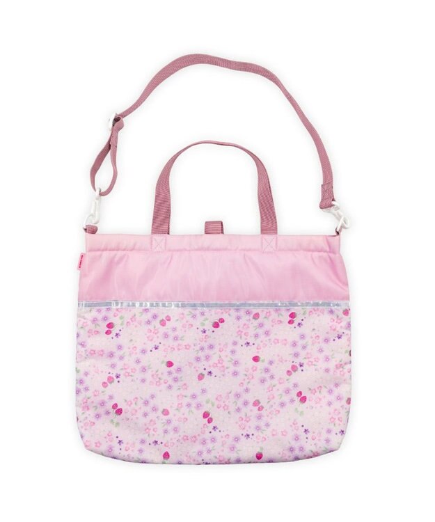 Mother garden マザーガーデン 野いちご レッスンバッグ 《小花いちご柄》 小花いちご柄