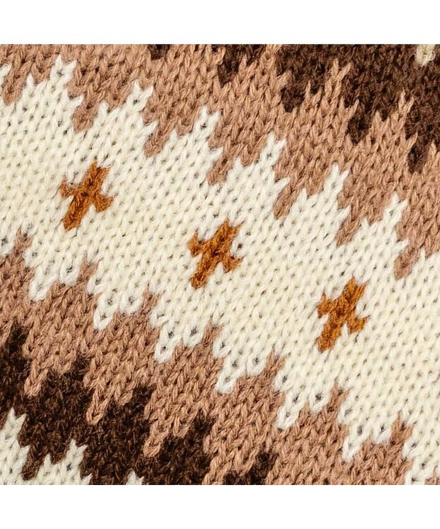 PET PARADISE ペットパラダイス ハーフジップアップ ニット 《モカ》 小型犬 モカ