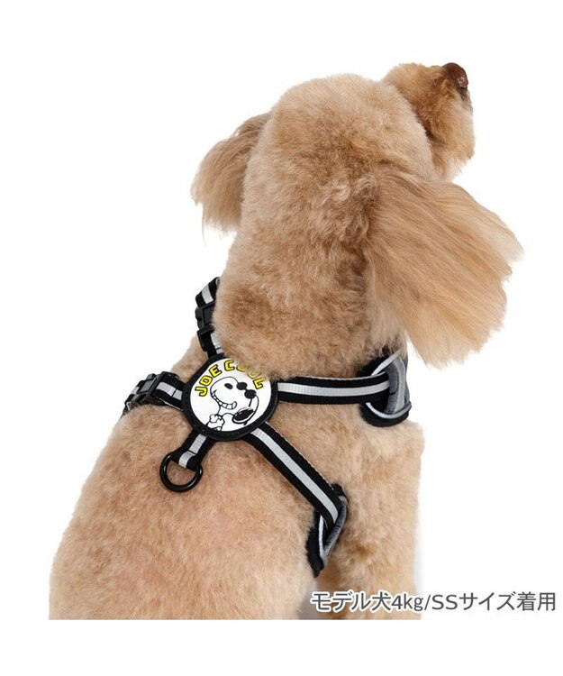 PET PARADISE スヌーピー ＪOE COOL 反射 2way ハーネス Ｓ グレー