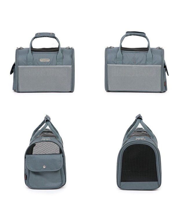 PET PARADISE ペットパラダイス メッシュ 折畳キャリーバッグ 小型犬 グレー