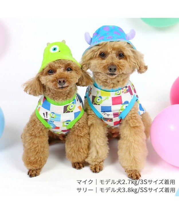 PET PARADISE ディズニー マイク バケットハット付き Tシャツ 小型犬 マイク