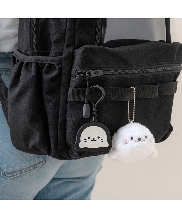 Mother garden しろたん ふわふわキーホルダー 《白》 単品 ホワイト