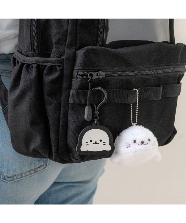 Mother garden しろたん ふわふわキーホルダー 《白》 単品 ホワイト