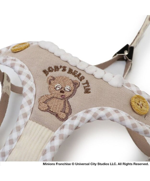 PET PARADISE ミニオン ティム リード付きハーネス 《チェック柄》  ３Ｓ 小型犬 チェック柄