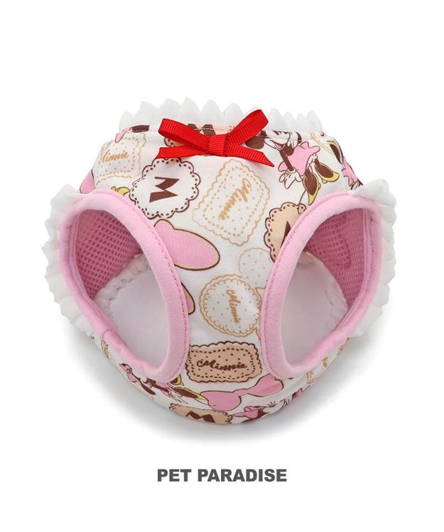PET PARADISE ディズニー ミニーマウス ベストハーネス 《クッキー柄》  ＳＳ 小型犬 ピンク