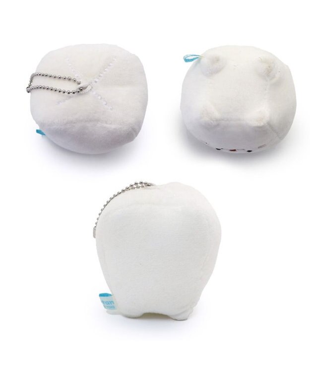 Mother garden しろたん 白いもの マスコットキーホルダー 《白い歯》 単品 白い歯キーホルダー